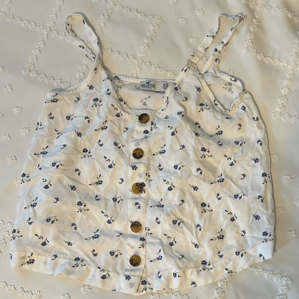 Hollister Flowered Tank